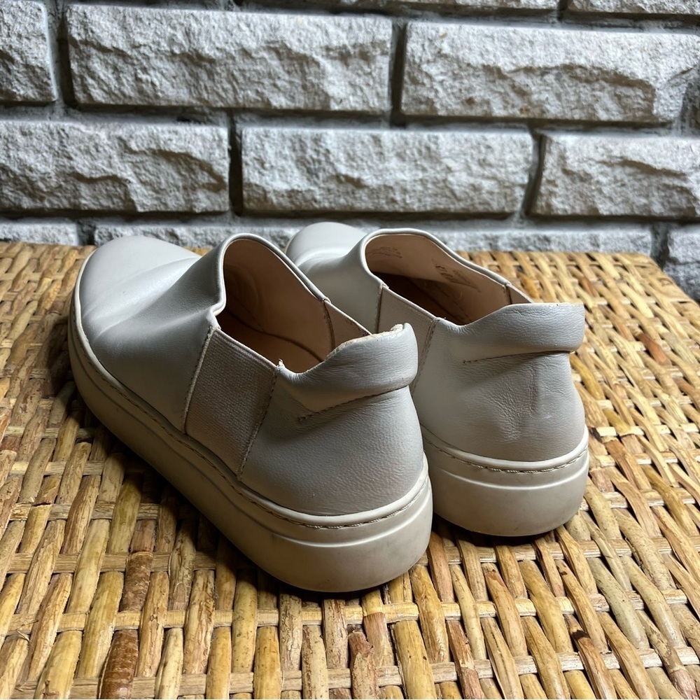 COS Leather Sneakers Slip On Minimalist Lagenlook - Picture 3 of 9
